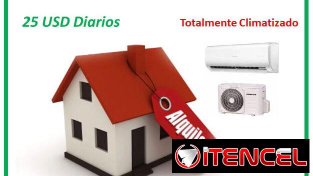 Renta por días en la Víbora/Sevillano de apartamento climatizado (2 Habitaciones)