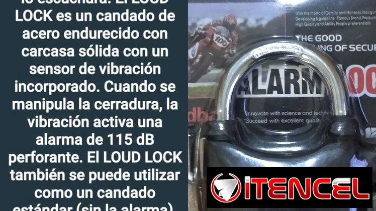 Vendo Candado con alarma, nuevo,