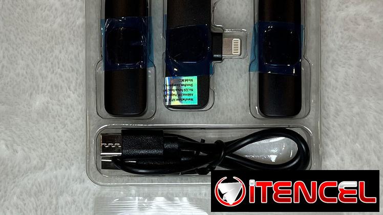 Microfono, ideal para crear contenido, vlogs, podcast, entrada tipo Lightning.
