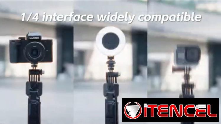 Tripode con seguimiento facial +Lámpara tu contenido de la mayor comodidad