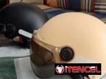 Cascos para moto modelo jet con visor móvil y desmontable