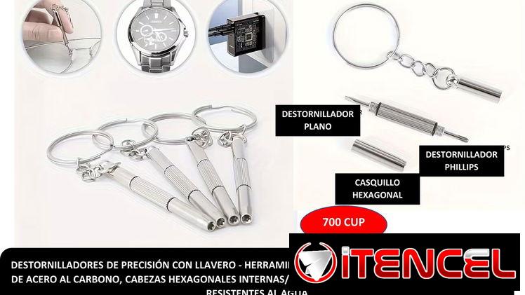 Destornilladores como accesorios de llavero