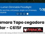 Cámara Tapo cegadora y solar – C615F. Cámara de seguridad inalámbrica para exteriores con panel solar