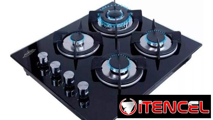 Cocina de cristal templado para empotrar. +5353968620