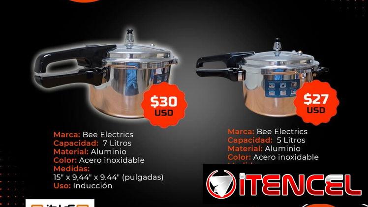 📣 PARA INDUCCIÓN 📣 OFERTAS DE OLLAS DE PRESIÓN 5 Y 7 LITROS. MENSAJERÍA CON FACTURA Y GARANTÍA. TELF 54833699