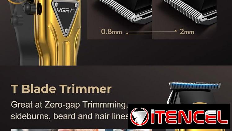💈🔥 MAQUINA DE PELAR PROFESIONAL VGR PRO + TRIMMER ⚡ INALÁMBRICA KIT COMPLETO 💥 Envío + Garantía