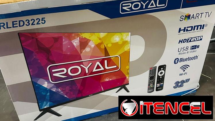 SMART TV ROYAL 32″.FACTURA, GARANTÍA Y DOMICILIO GRATIS.NUEVO EN CAJA.