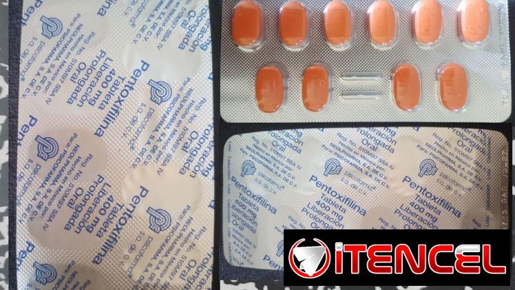 Pentoxifilina 400MG V.7/27 $2000×10 💊 Lea todo el anuncio antes de contactar 55665753
