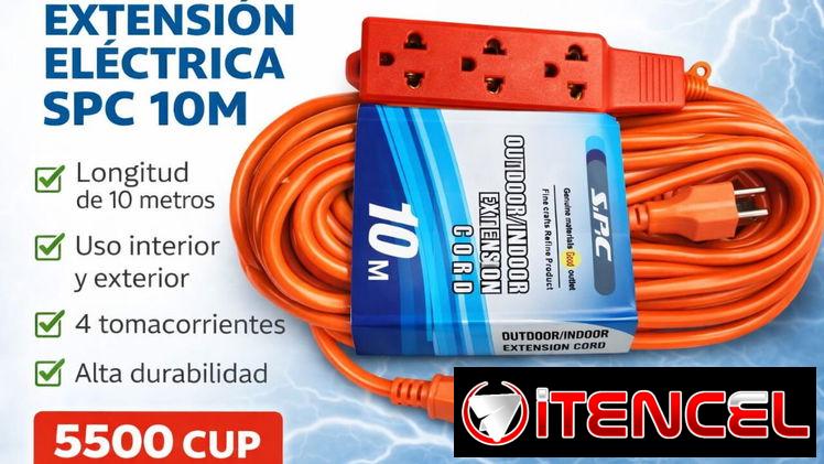 Extensión eléctrica SPC 10 metros venta Habana