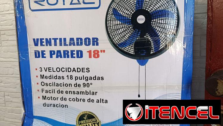 Ventilador de pared con 5 alpas ideal para este calor