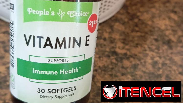 Vitamina E en cápsulas
