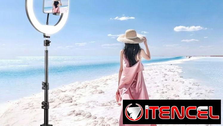 Trípode 📍📸✨ Aro de Luz RGB 1.70 m – Ideal para Fotos, Videos y Streaming ✨📸