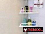 Variados estantes para baño y cocina