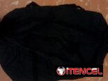 Maletines color negro de lona con interior impermeabilizado. Con zippers. Jaimanitas, playa.