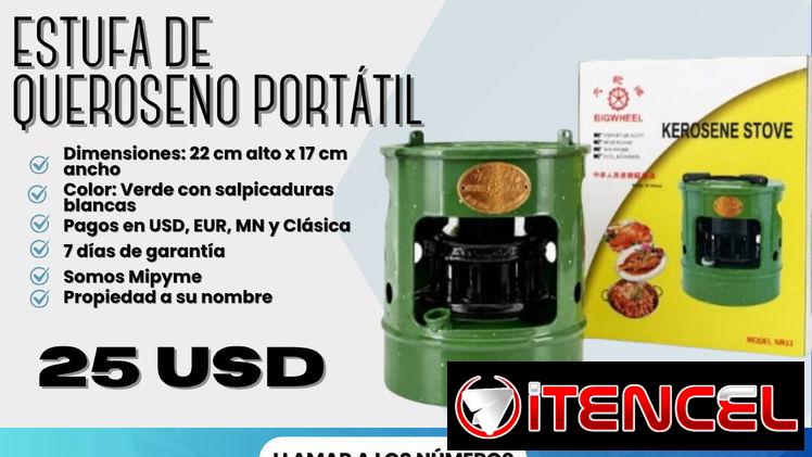 🔥 COCINA  DE QUEROSENO PORTÁTIL  💰 Precio: $25 USD