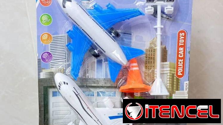Set de 2 aviones de juguete