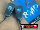 BALUM conexión RJ45 con conectores BNC y VOLTAJE