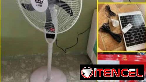 ventilador recargable de pedestal 18 pulgadas.  yoaferre 💯