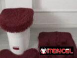 Set de alfombras para baño, peluditas
