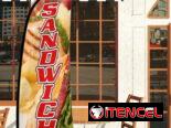 Indicadores de ubicación de expendio de sandwiches