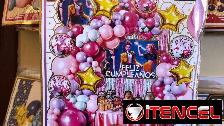 Guerreras k-pop globos