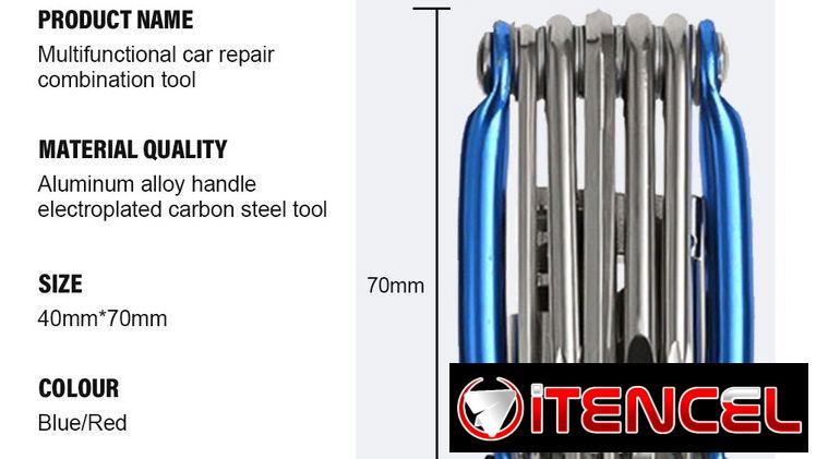 ⚙️​ KIT HERRAMIENTAS 11 EN 1 PARA BICICLETA ⚙️​ COMPACTO ⚙️​ MULTIFUNCIONAL ⚙️​ 5.887.23.60
