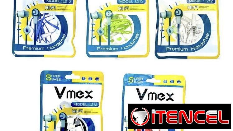 Audifonos de cable manos libres de taponcitos, marca Vmex d excelente calidad. Nuevos 0km. Domicilio $ adicional