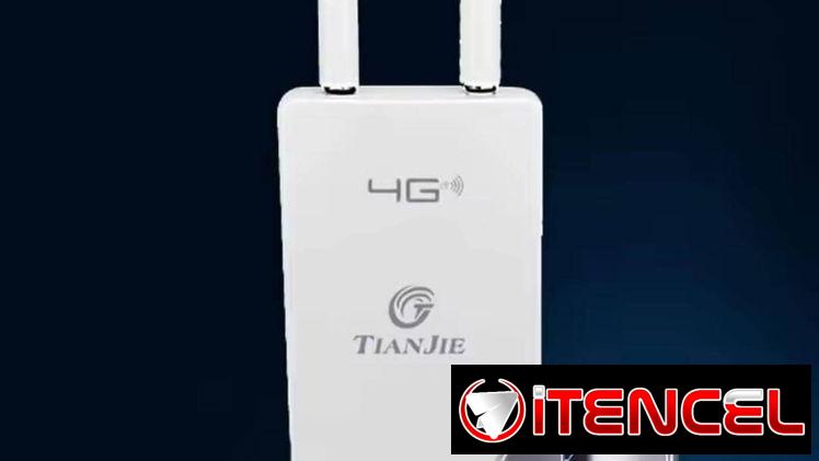El enrutador TIANJIE de tarjeta SIM 4G CPE905 es un módem Wifi