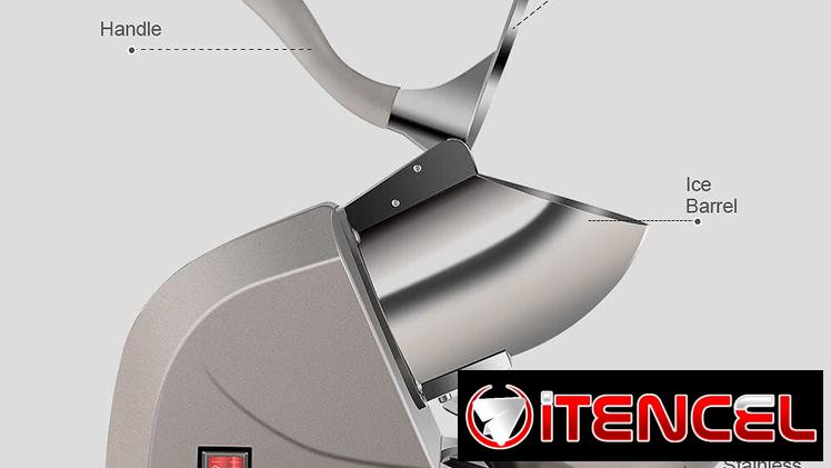Trituradora de hielo / frapeadora ‘GREATRUE’ 380W 280Lb/Hr COLOR: PLATEADO (110V/60Hz) Nueva + ACCESORIOS TF: 59030040