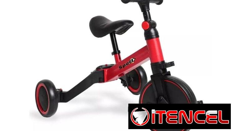 —- Triciclo + bici + bicicleta —- 3 en 1