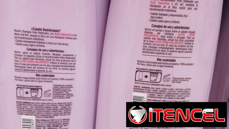 Shampoo Loreal Elvive y acondicionador de 680 ml cada uno