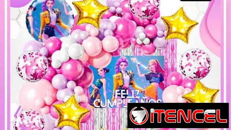 Guerreras k-pop globos