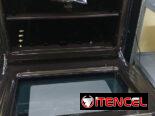 Cocina gas horno, Rudenkov, 4 hornillas, magneto, acero inoxidable, tapa de cristal -mensajería gratis