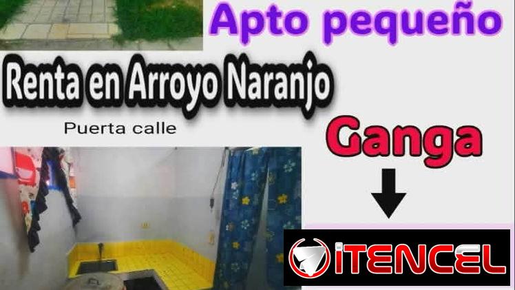 Renta de un cuartito en 8 mil cup es lineal,pequeño pero acogedor en arroyo naranjo,es puerta calle