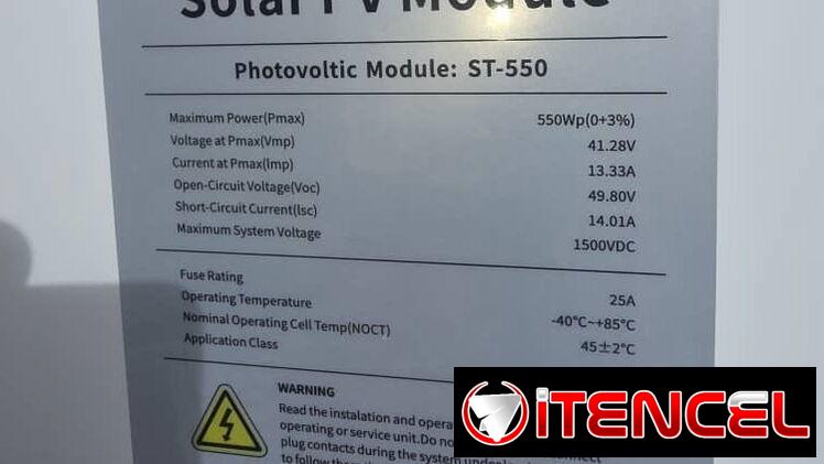 Panel solar 500w