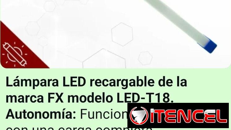 bombillos y lamparas recargable