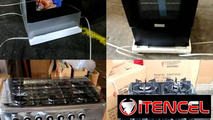 Cocina con horno de gas