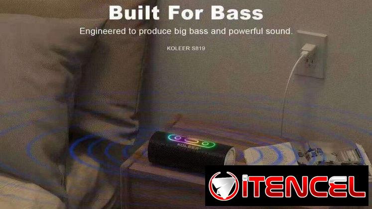 Altavoz Bluetooth Portátil KOLEER S819 | Bocina Compacta con Sonido Potente en La Habanam