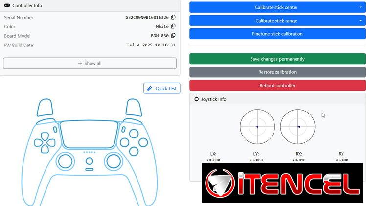 Mando PS5 DualSense BDM-030 Blanco impecable