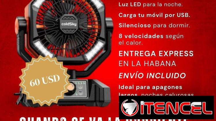 Ventilador Recargable Coldsky 20,000 mAh