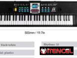-Teclado  Multifunción Electrónico  con Micrófono 61 Teclas
