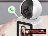 🔐📞 CÁMARA INTELIGENTE CON PANTALLA PARA VIDEOLLAMADAS – SEGURIDAD Y COMUNICACIÓN EN UN SOLO EQUIPO 👨‍👩‍👧‍👦