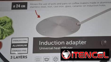 👆🏼Adaptadores de inducción para poder emplear cualquier tipo de recipiente en las cocinas de inducción.  $20 USD