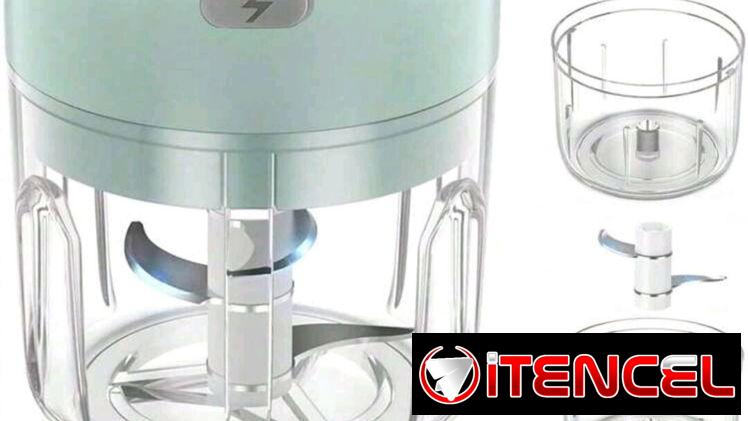 Procesador y moledor recargable para alimentos y especias disponible color verde