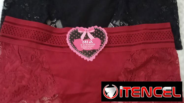 Blumers de encaje, varios colores, talla S,M,L