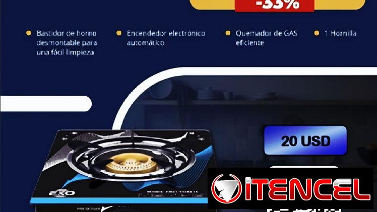Cocina de Gas de Mesa EKO– 1 Hornilla Potente