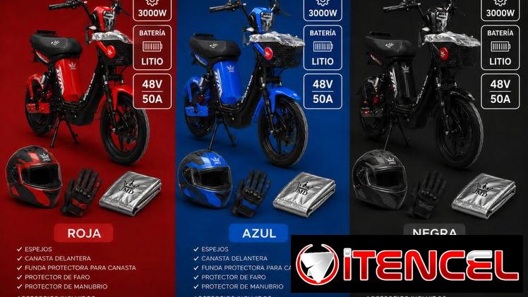 Bicimoto JMD batería de 48×50 litium motor de 3000