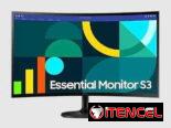 SAMSUNG ESSENTIAL MONITOR S3 / MONITOR DE 27 CURVO S36GD FHD (1920X1080) / 100HZ / CURVATURA 1800R / MODO JUEGO / EYE SA