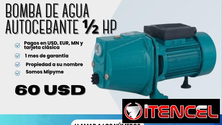 💧 BOMBAS DE AGUA AUTOCEBANTES  🔴0.5 HP 💲60 USD