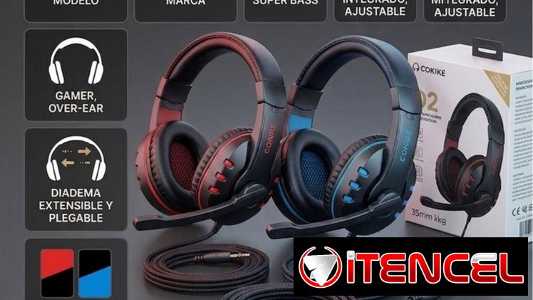 Audifonos gamer con micro